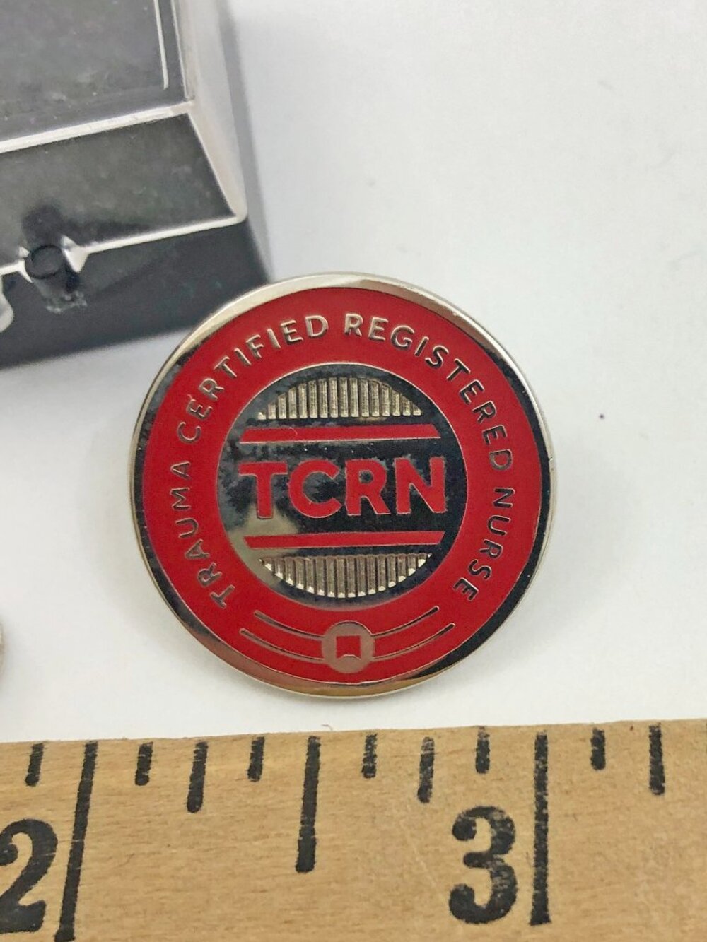 TCRN Trauma Certified Registered Nurse Lapel Pin About 1x1 inch